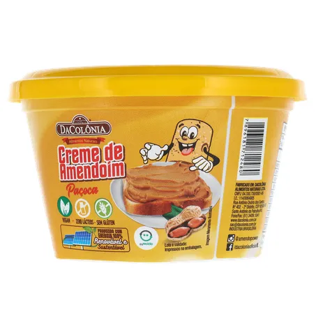 Creme de Amendoim DaColônia Paçoca 200g 360-12
