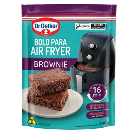 Mistura para Bolo Dr. Oetker 240g - Air Fryer - Brownie