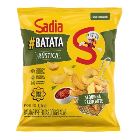 BATATA RUSTICA CONG SADIA 1,05KG