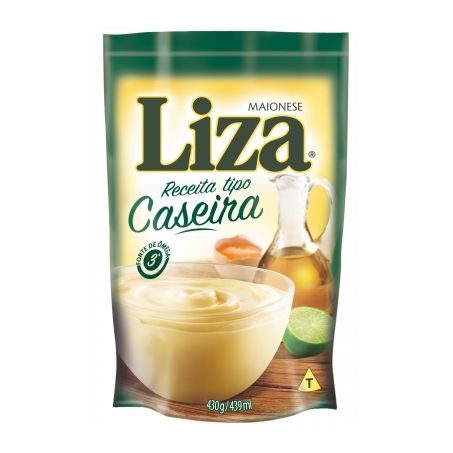 Maionese liza 425g tipo caseira