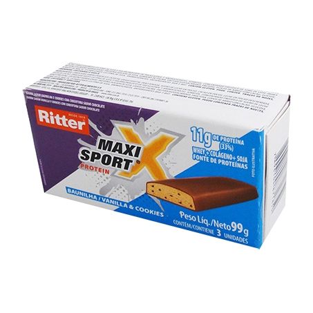 BARRA CER RITTER 99G PROTEINA BAUNILHA