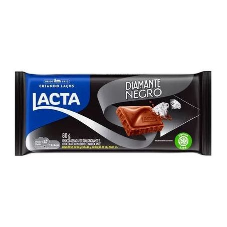 Chocolate lacta diamante negro 80g