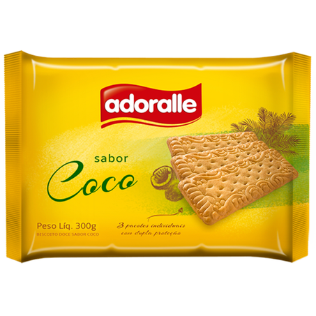 BISC DOCE ADORALLE 300G COCO