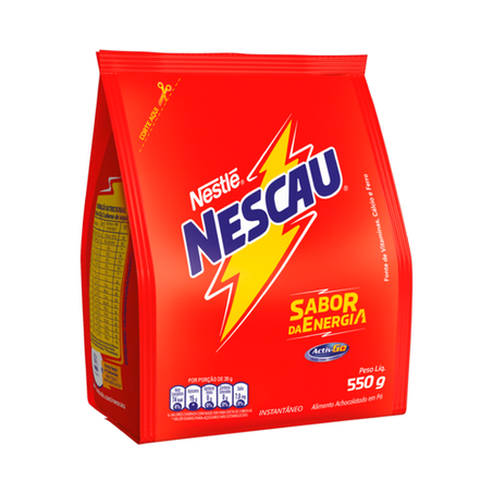 Achocolatado em po nescau sache 550g