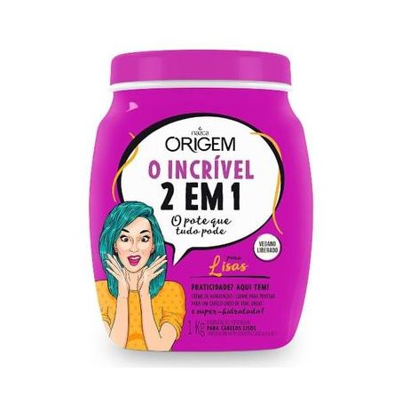 Creme de tratamento origem 2x1 1kg lisos