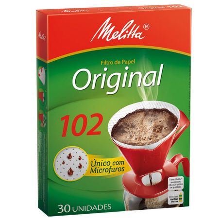 FILTRO DE PAPEL CAFE MELITTA 102 C/30