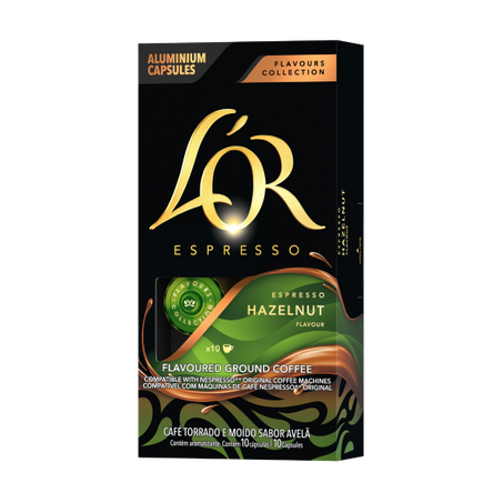 Cápsula Lor Espresso Halzenut C/10 52g