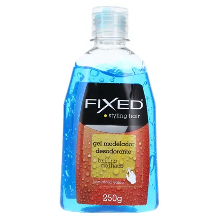 Gel fixed modelador brilho molhado 250g 360-35