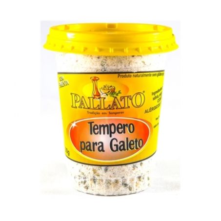 Tempero pallato 230g gal s/pimenta