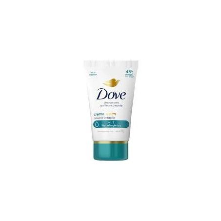 Antitranspirante Creme Dove Sérum Previne Irritação Frasco 50gr
