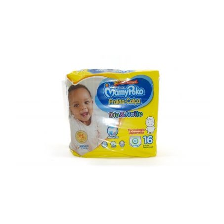 Fralda Calça Diaenoite Descartáveis Mamypoko Tamanho G C/ 16