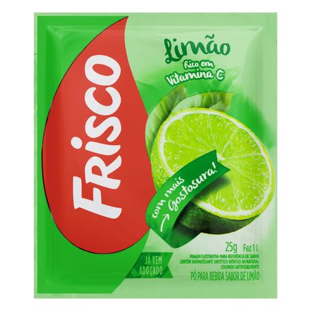 Refresco em pó limão frisco