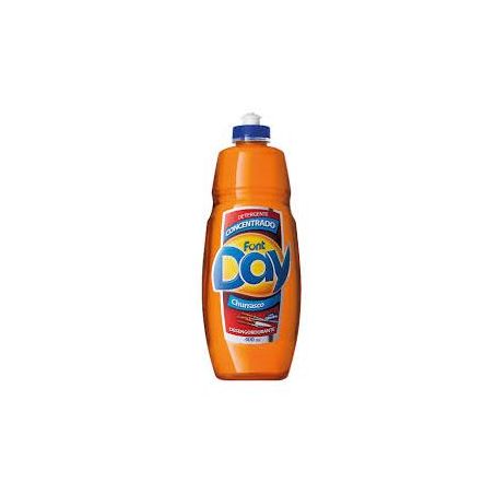 DETERGENTE LÍQUIDO CONCENTRADO FONT DAY CHURRASCO 450ML