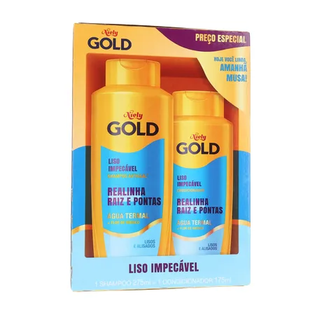 Shampoo niely gold+cond liso prol. 360-35