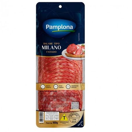 Pamplona-salame fatiado 100g milano