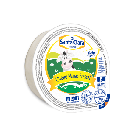 Queijo minas light santa clara kg