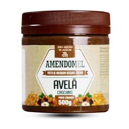 Pasta de Amendoim Amendomel Avelã 500g