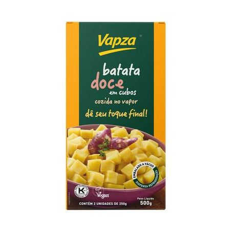 Batata Doce Vapza em Cubos 500g
