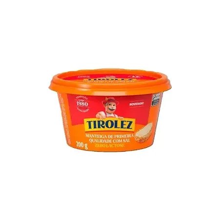 Manteiga Tirolez 200g Zero Com Sal