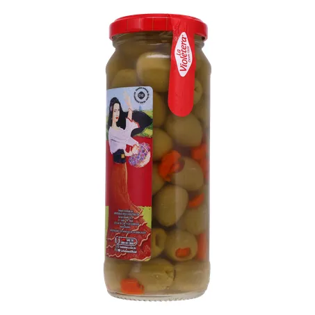 Azeitona Verde La Violetera Pasta de Pimentão Vidro 200G 360-13