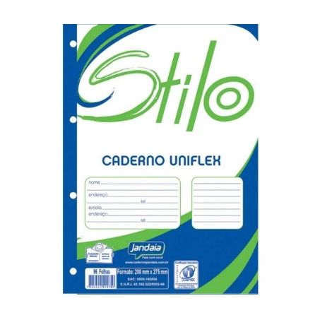 CADER UNIV JANDAIA UNIFLEX 96FLS BRAN BASIC AR UN