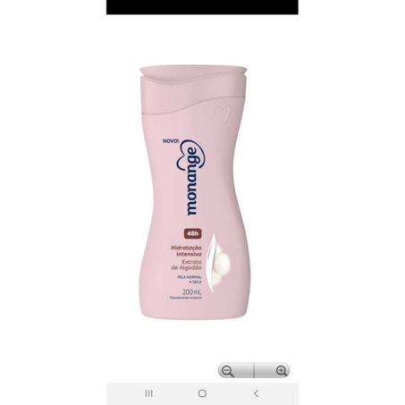 Loção hidratante intensa monange 200ml
