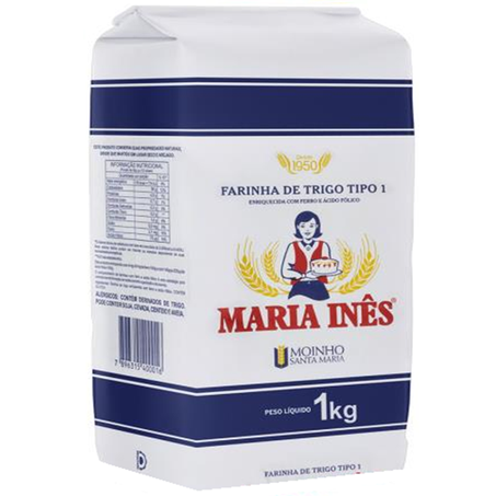 FARINHA DE TRIGO MARIA INÊS TIPO1 1KG