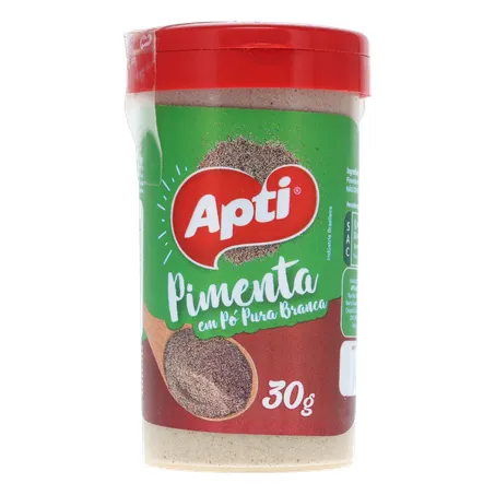 Pimenta Apti em Pó Pura Branca Embalagem 30G 360-0