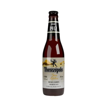 Cerveja Therezópolis 355ml - Sem Glúten - Lager - Long Neck
