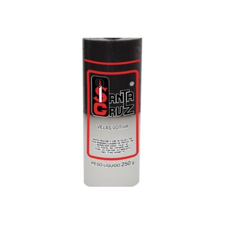 Vela votiva santa cruz 250g vermelha