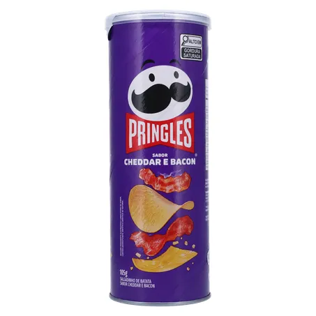 SALGADINHO PRINGLES CHEDAR BACON 105G 360-0