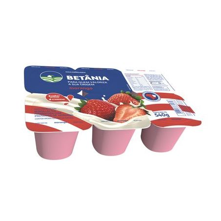 Bebida Láctea Betânia Morango Bandeja 540G