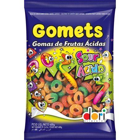 Goma Dori Gomets 600g Anel Acidas