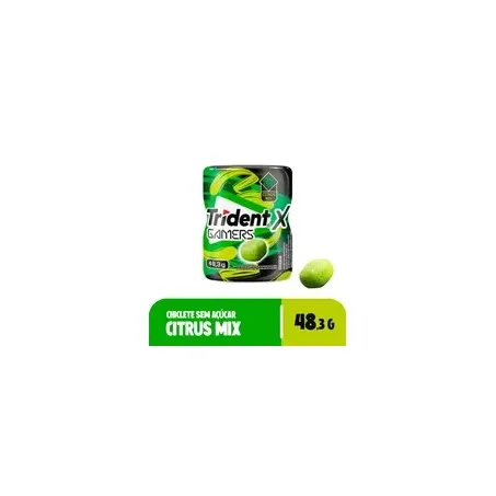 GOMA TRIDENT X GAMERS CITRUS MIX 48,3G (118631)