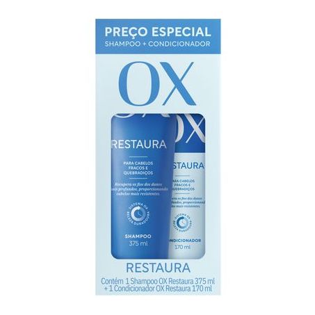 Kit ox sh 375ml +cond 175ml reconstrucao.