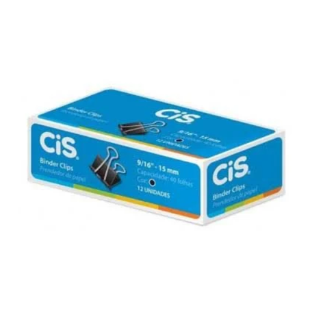PRENDEDOR DE PAPEL GRAMPOMOL BINDER 25MM CIS C/12UN