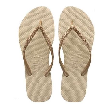 Chinelo Slim Dourada Havaianas/40 1UN