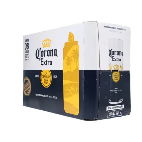 Cerveja corona 350ml lata c/8 und 360-5