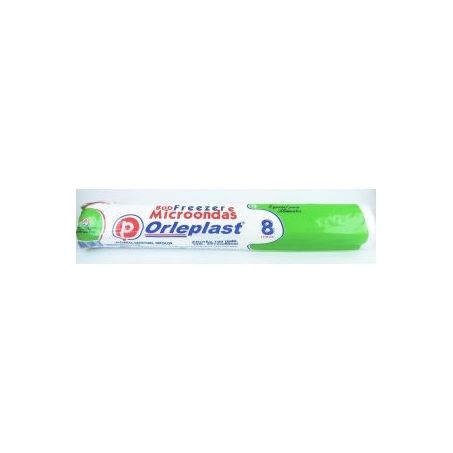 SACOS PLASTICOS ORLEPLAST FREEZER E MICROONDAS 35CM X 50CM 8L