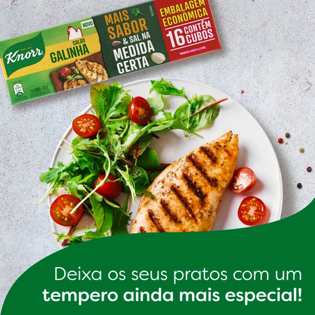 Caldo Knorr Galinha 152 g 16 cubos 360-5