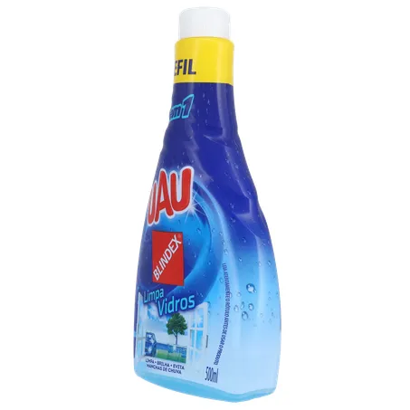 Limpador de Vidros Uau Blindex Frasco 500ml - Refil 360-5
