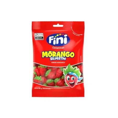 Bala fini morango silvestre 80g