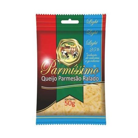 Queijo Parmíssimo ralado light 50g