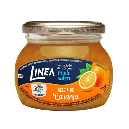 Geléia de laranja linea sem adição de açúcares 230g