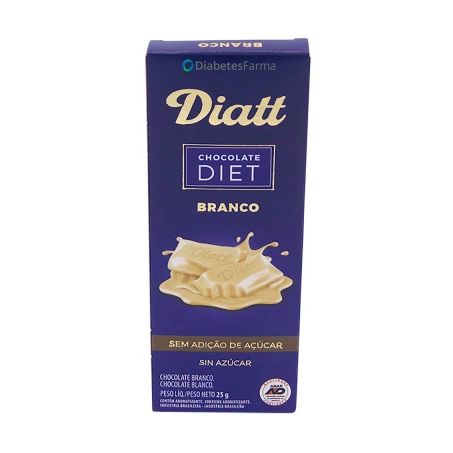 Choc diet diatt branco 25g