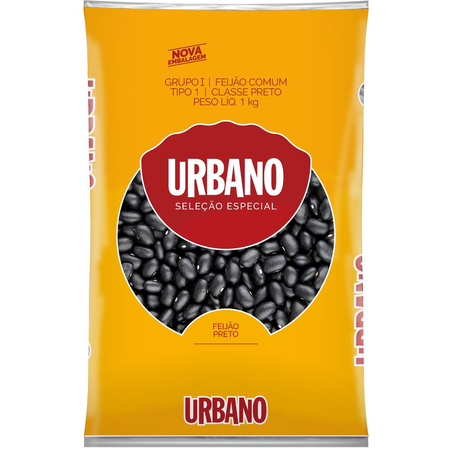 Feijão Urbano 1kg - Preto