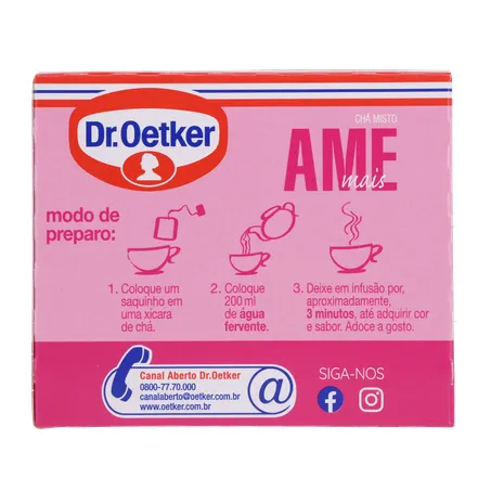 CHÁ DR. OETKER AME MAIS C/10 UNIDADES 360-2