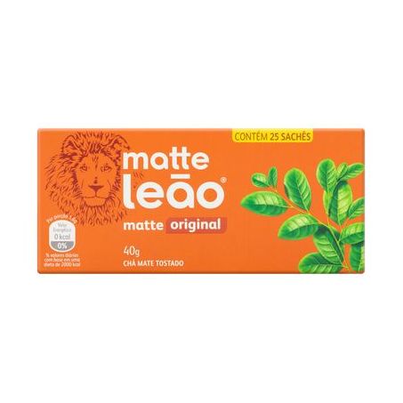 Chá Mate Tostado Leão Matte Original Caixa 40gr