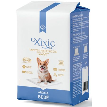 TAPETE HIG XIXIC AROMA DE BEBE 80X60CM C/ 30UN
