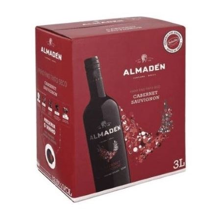 Vinho almaden cab sauv bag 3l